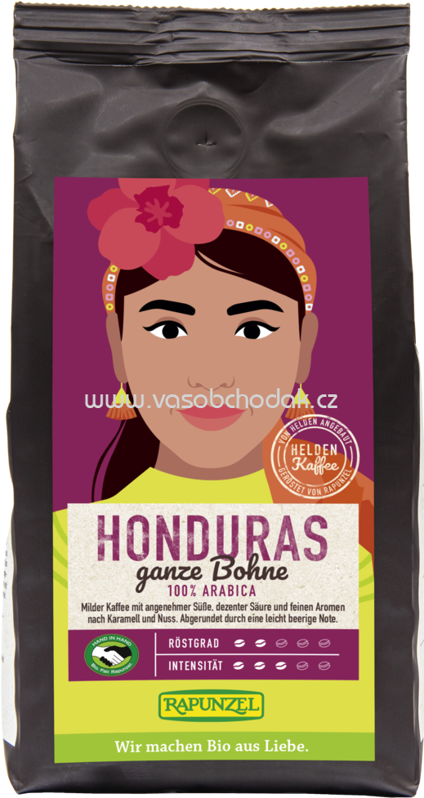 Rapunzel Heldenkaffee Honduras, ganze Bohne, 250g