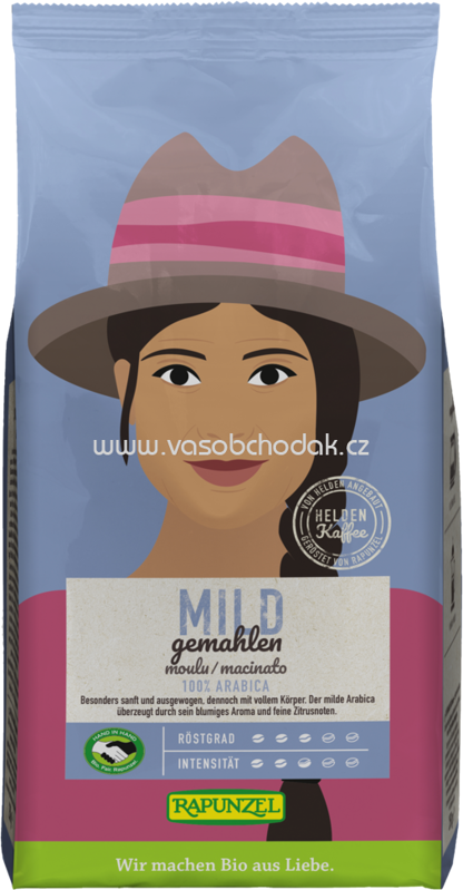 Rapunzel Heldenkaffee Mild, gemahlen, 250g