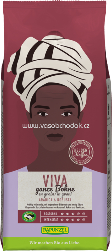 Rapunzel Heldenkaffee Viva, ganze Bohne, 1kg