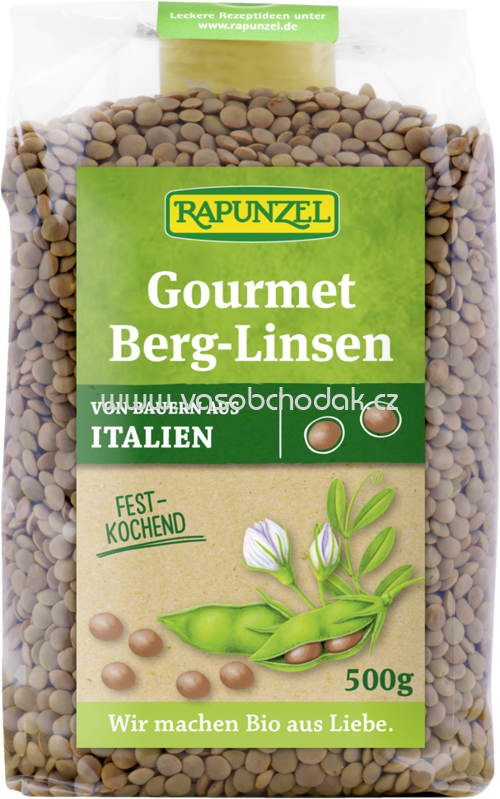 Rapunzel Gourmet Berg-Linsen braun, 500g