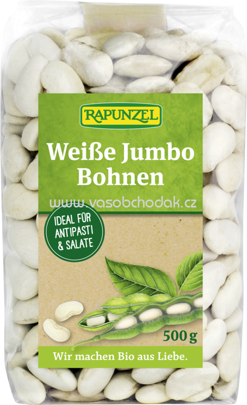 Rapunzel Jumbo-Bohnen weiß, 500g