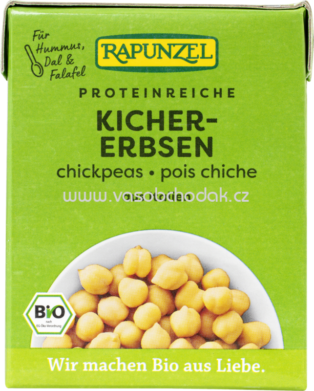 Rapunzel Kichererbsen im Tetra Pak, 380g
