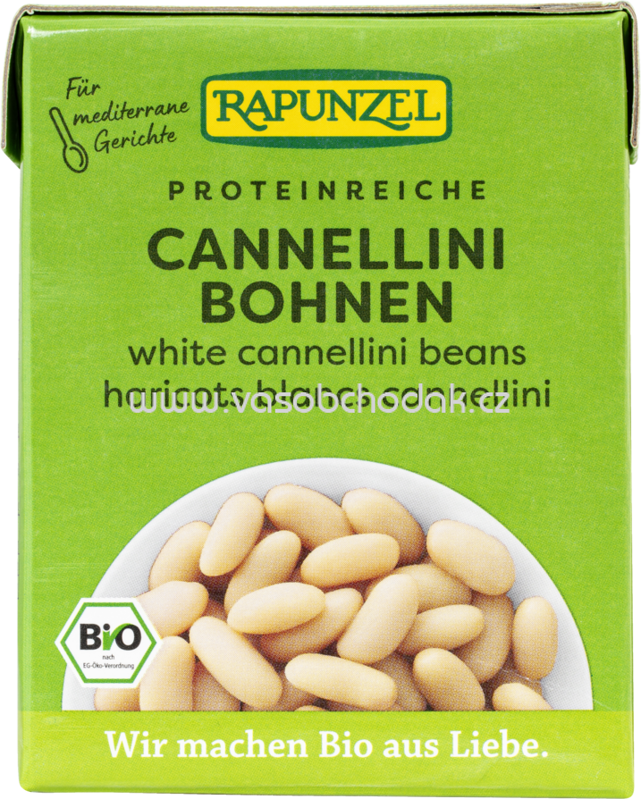 Rapunzel Weiße Cannellini Bohnen im Tetra Pak, 380g