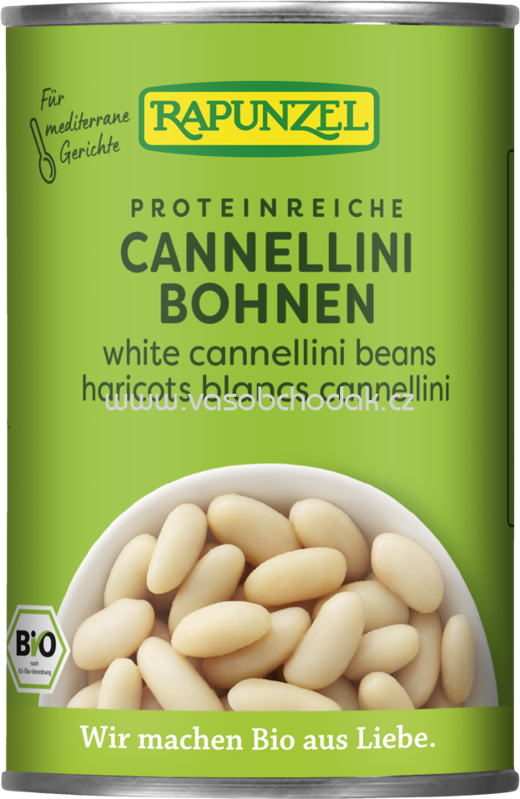 Rapunzel Weiße Cannellini Bohnen in der Dose, 400g