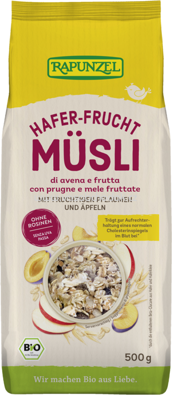 Rapunzel Hafer-Frucht Müsli, 500g