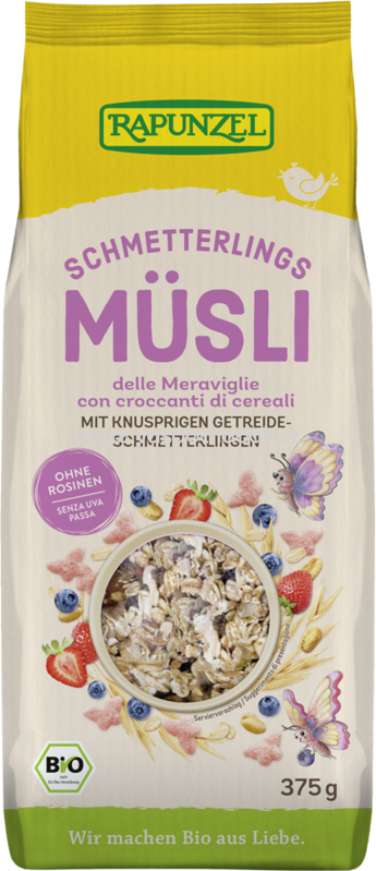 Rapunzel Schmetterlings Müsli, 375g