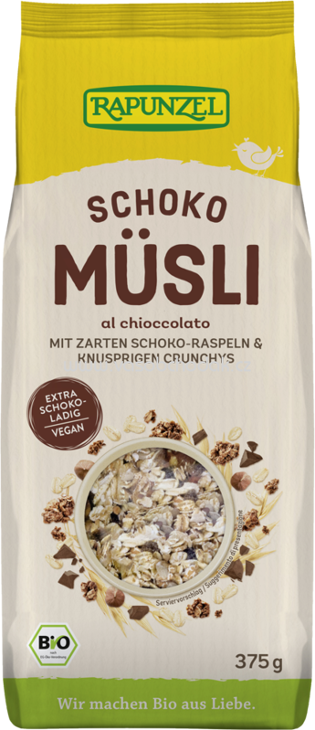 Rapunzel Schoko Müsli, 375g