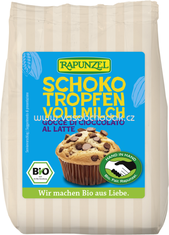 Rapunzel Schokotropfen Vollmilch, 100g