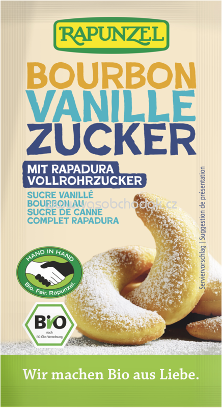 Rapunzel Vanillezucker Bourbon mit Rapadura, 8g