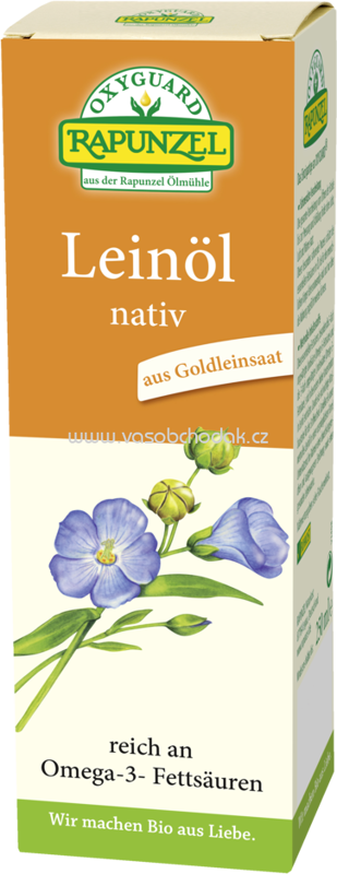 Rapunzel OXYGUARD® Leinöl nativ, 250 ml