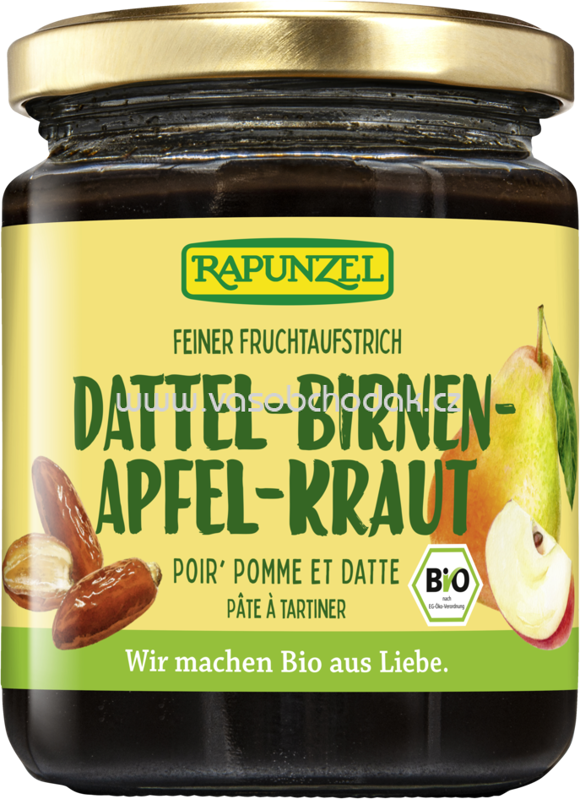 Rapunzel Dattel Birnen-Apfel-Kraut, 300g