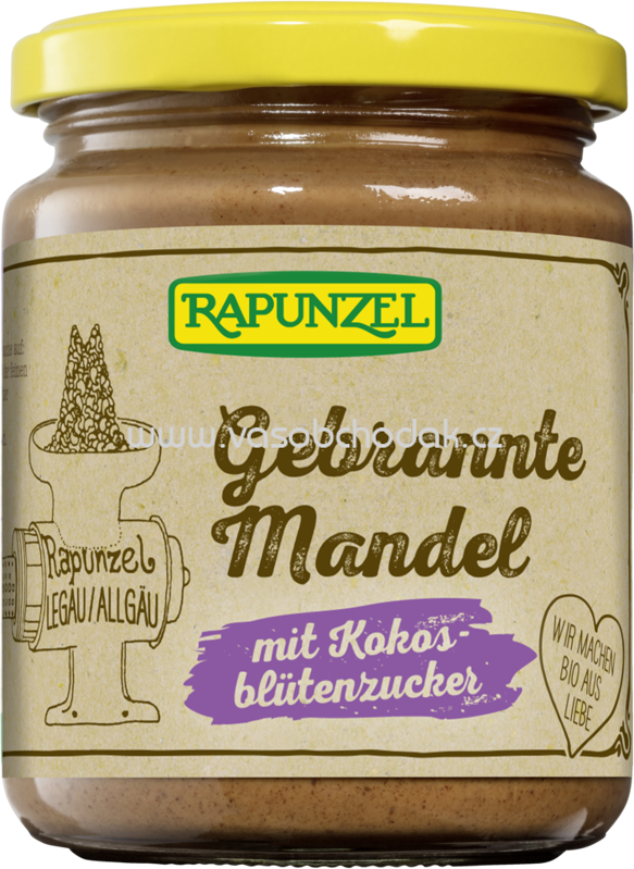 Rapunzel Gebrannte Mandel mit Kokosblütenzucker, 250g