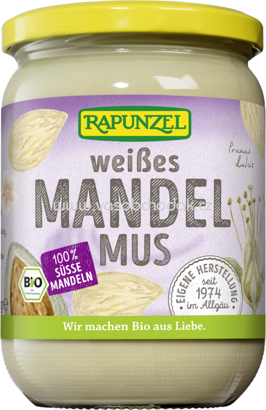 Rapunzel weißes Mandelmus, 500g