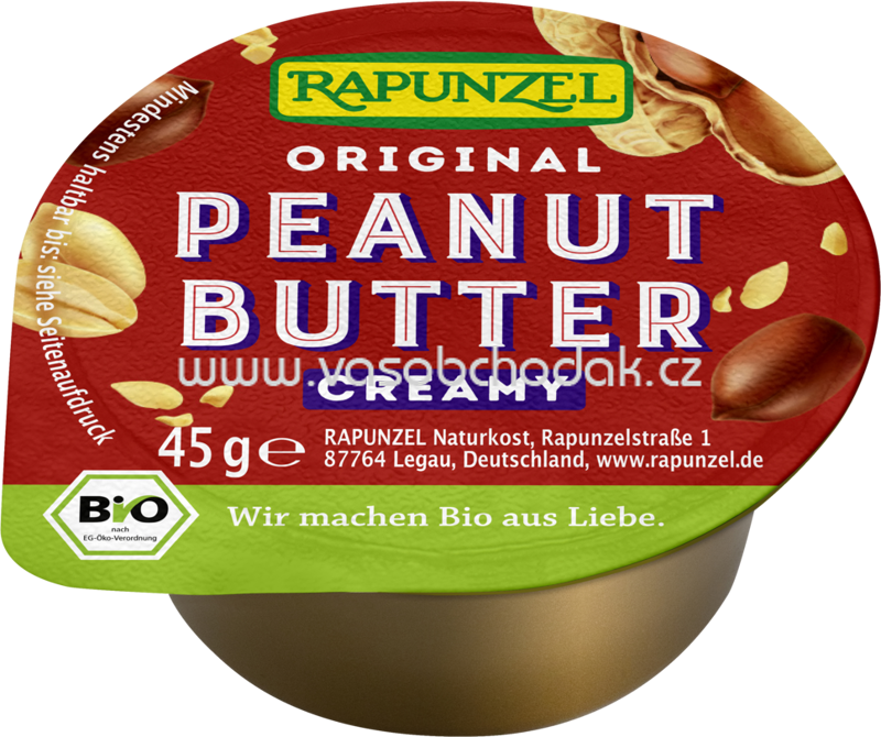 Rapunzel Peanutbutter Creamy, 45g