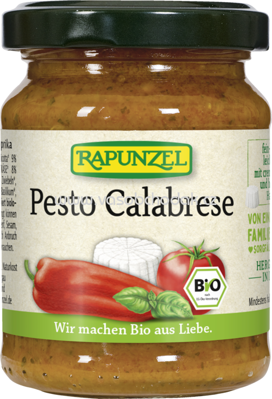 Rapunzel Pesto Calabrese, 130ml