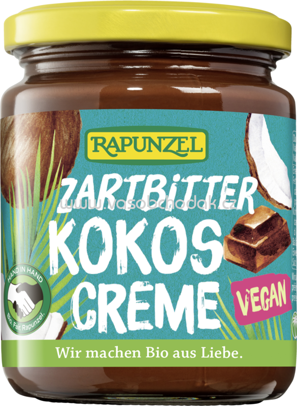 Rapunzel Zartbitter-Kokos-Creme, 250g