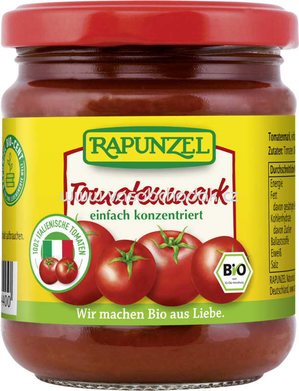 Rapunzel Tomatenmark, einfach konzentriert, 200g