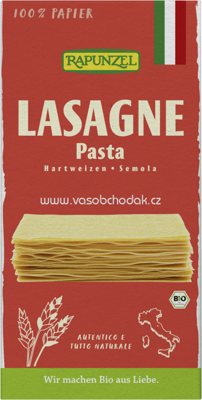 Rapunzel Lasagne-Platten Semola, 250g