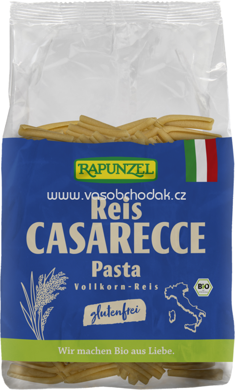 Rapunzel Reis-Casarecce, Getreidespezialität aus Vollkorn-Reis, 250g