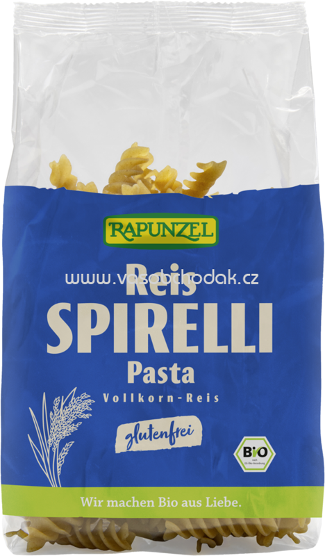 Rapunzel Reis-Spirelli, Getreidespezialität aus Vollkorn-Reis, 250g