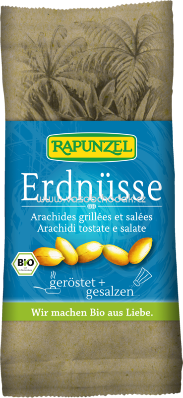 Rapunzel Erdnüsse geröstet, gesalzen, 75g
