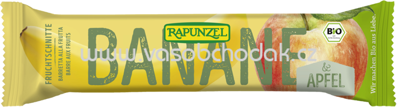 Rapunzel Fruchtschnitte Banane-Apfel, 40g