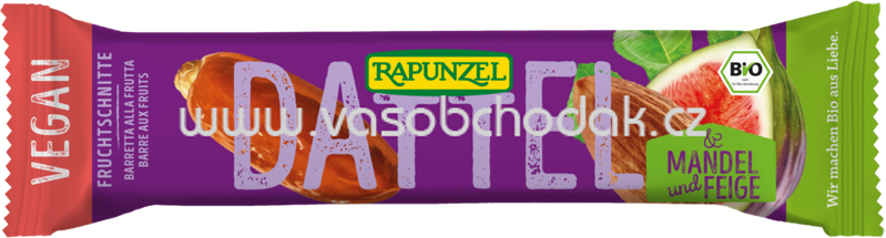 Rapunzel Fruchtschnitte Dattel-Mandel, 40g