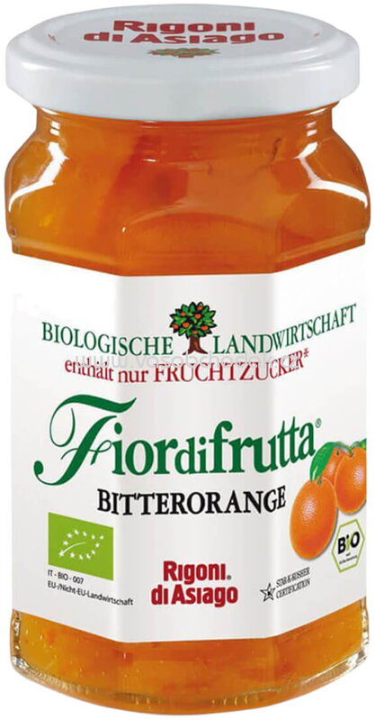 Rigoni di Asiago Fiordifrutta Bittere Orange, 250g