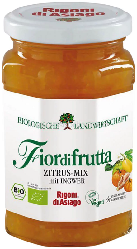 Rigoni di Asiago Fiordifrutta Zitrus Mix mit Ingwer, 250g