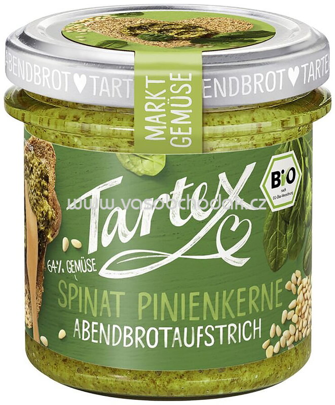 Tartex Spinat Pinienkerne, 135g Tartex Spinat Pinienkerne, 135g