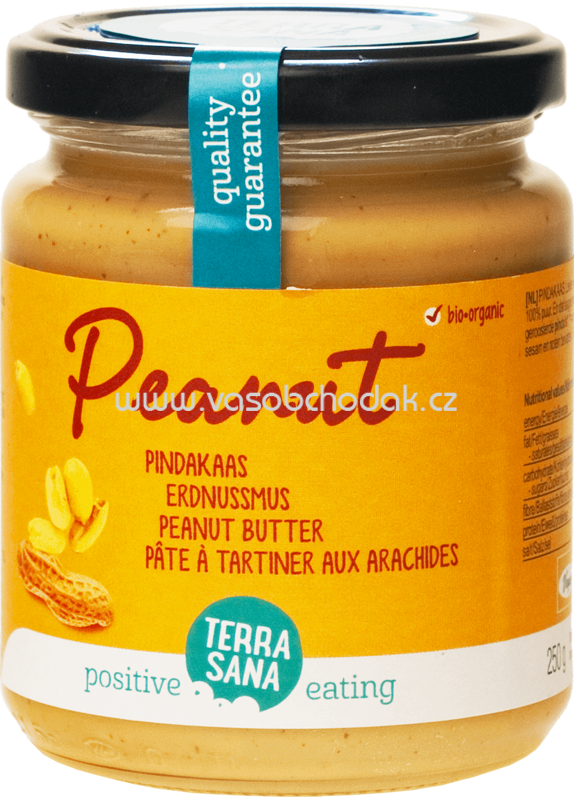Terra Sana Erdnussmus fein ohne Salz, 250g Terra Sana Erdnussmus fein ohne Salz, 250g