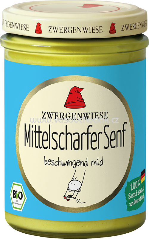 Zwergenwiese Mittelscharfer Senf, 160 ml