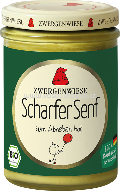 Zwergenwiese Scharfer Senf, 160 ml
