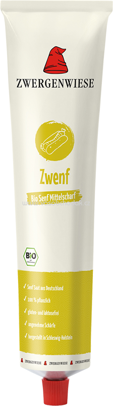 Zwergenwiese Delikatess Senf Zwenf Tube, 200 ml