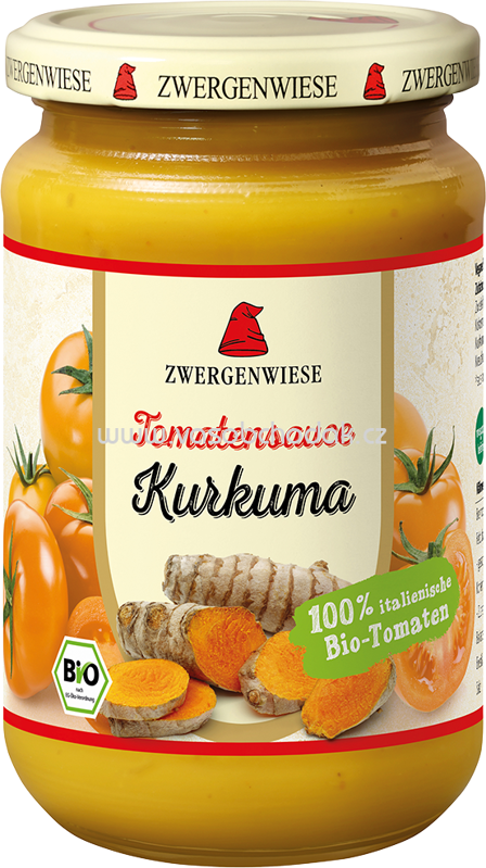 Zwergenwiese Tomatensauce Kurkuma, 340 ml