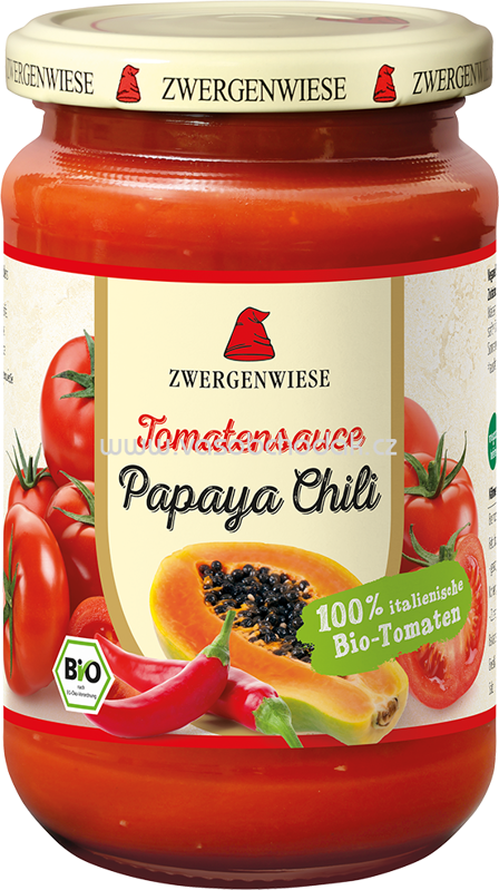 Zwergenwiese Tomatensauce Papaya-Chili, 340 ml