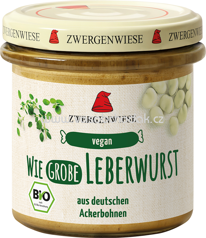 Zwergenwiese Wie grobe Leberwurst, 140g