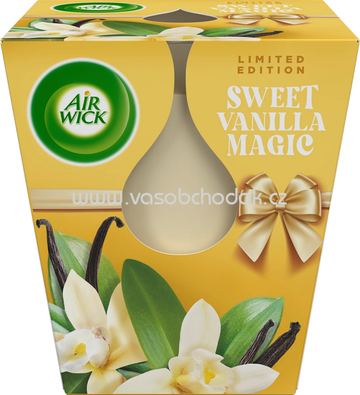 AirWick Duftkerze im Glas Sweet Vanilla Magic 220g, 1 St AirWick Duftkerze im Glas Sweet Vanilla Magic 220g, 1 St