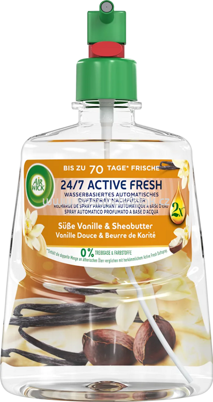 AirWick Lufterfrischer Active Fresh Süße Vanille & Sheabutter Nachfüllpack, 228 ml AirWick Lufterfrischer Active Fresh Süße Vanille & Sheabutter Nachfüllpack, 228 ml