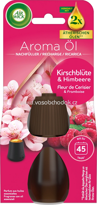 AirWick Lufterfrischer Aroma-Öl Kirschblüte & Himbeere, 20 ml AirWick Lufterfrischer Aroma-Öl Kirschblüte & Himbeere, 20 ml