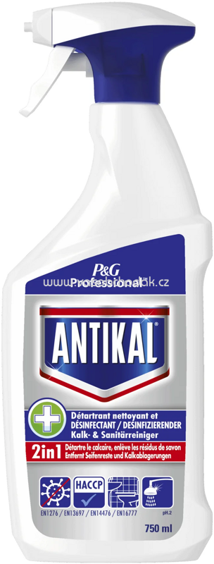 Antikal Professional Desinfizierender Kalkreiniger, 750 ml Antikal Professional Desinfizierender Kalkreiniger, 750 ml