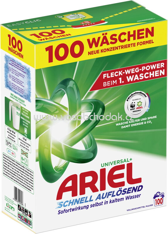 Ariel Universal Pulver, 20 - 100 Wl