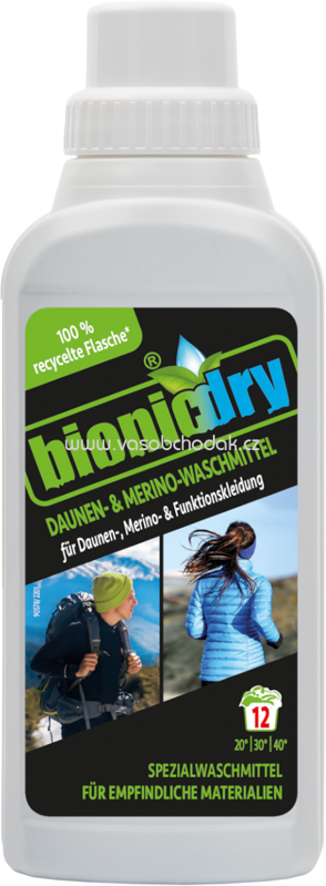 Bionicdry Daunen & Merino Waschmittel, 500 ml, 12 Wl Bionicdry Daunen & Merino Waschmittel, 500 ml, 12 Wl