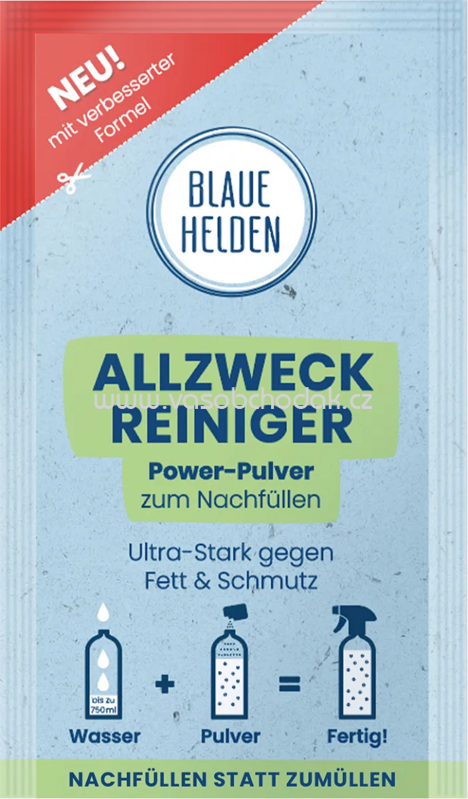 Blaue Helden Allzweckreiniger Power-Pulver Nachfüllpack, 1 St