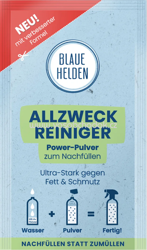 Blaue Helden Allzweckreiniger Power-Pulver Nachfüllpack, 1 St Blaue Helden Allzweckreiniger Power-Pulver Nachfüllpack, 1 St