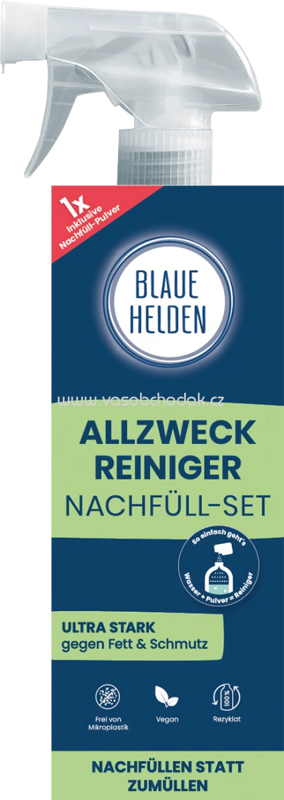 Blaue Helden Allzweckreiniger Power-Pulver Starterset, 1 St Blaue Helden Allzweckreiniger Power-Pulver Starterset, 1 St