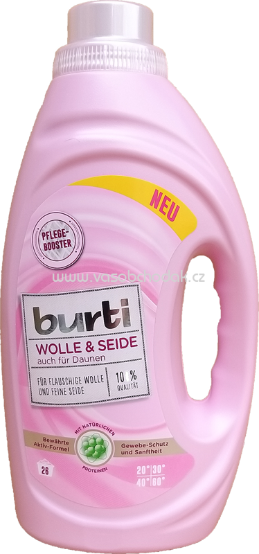 Burti Feinwaschmittel Flüssig Wolle & Seide, 1,45l, 26 Wl