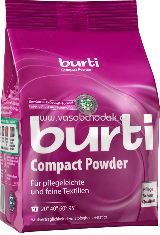 Burti Feinwaschmittel Pulver Compact, 18 Wl