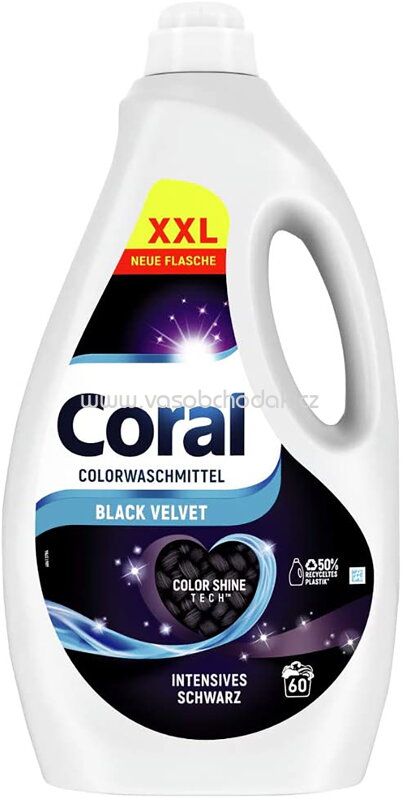 Coral Professional Feinwaschmittel Flüssig Black Velvet, 60 Wl Coral Professional Feinwaschmittel Flüssig Black Velvet, 60 Wl