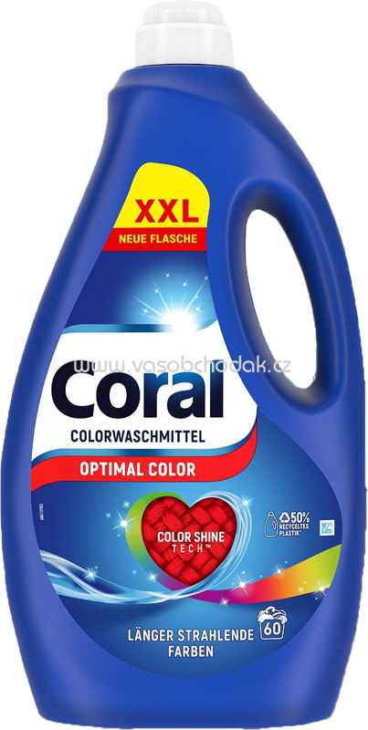 Coral Professionl Feinwaschmittel Flüssig Optimal Color, 60 Wl